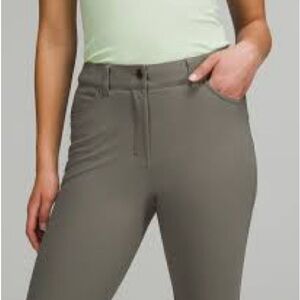 Lululemon Athletica City Sleek 5 Pocket 7/8 Pant in Dark Olive